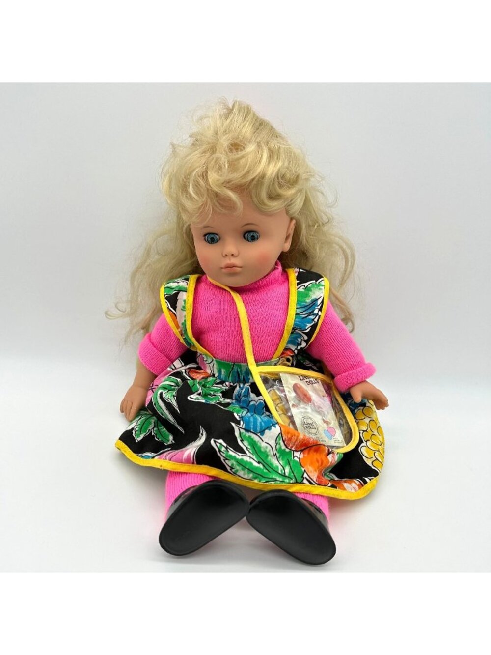 Vintage Lissi Doll Anita Blonde Hair Sleepy Eyes West Germany 1980s Original Tag